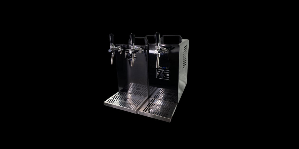 Single and twin tap draught beer dispensers